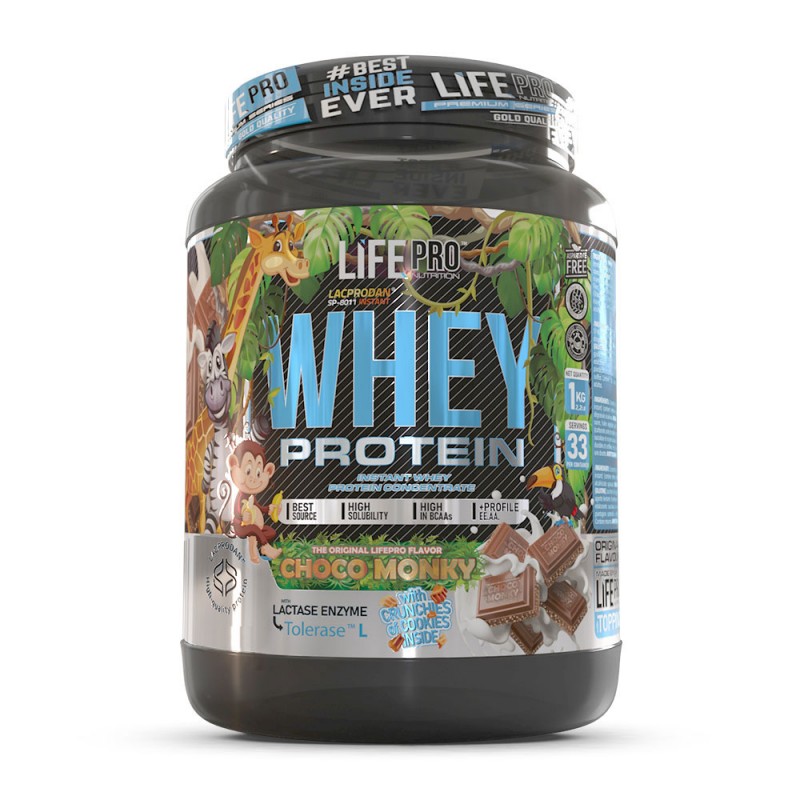 Life Pro Whey Choco Monky 1kg Limited Edition – Life Pro Nutrition ...